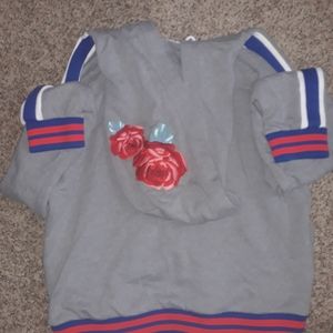 PINK ROSE HOODIE RARE